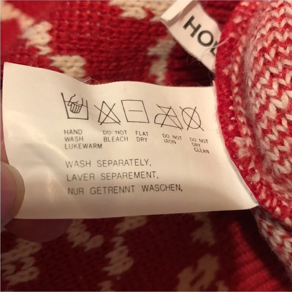 Vintage Esprit Sport Nordic wool blend sweater Size Medium